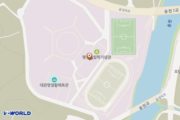 2018평창동계올림픽기념관 위치 지도 — 강원특별자치도 평창군 대관령면 올림픽로 220