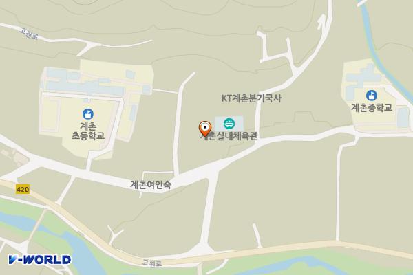 방림면 계촌복지회관 위치 지도 — 강원특별자치도 평창군 방림면 계촌길 101