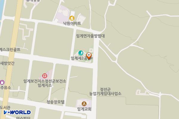 임계면어린이공원 위치 지도 — 강원특별자치도 정선군 임계면 송계리 689-1
