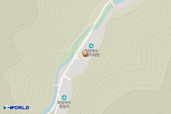 화암약수 주차장 화장실 위치 지도 — 강원특별자치도 정선군 화암면 약수길 1330