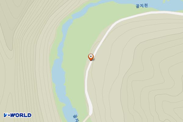 가랭이 화장실 위치 지도 — 강원특별자치도 정선군 임계면 낙천리 산 232-43