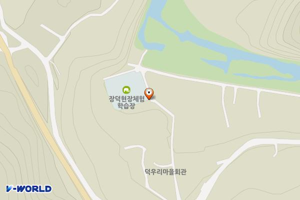 구 정덕분교(덕우리) 위치 지도 — 강원특별자치도 정선읍 백오담길 27
