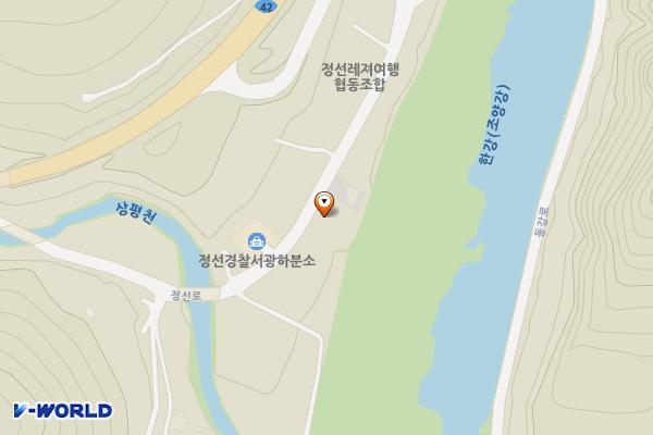 정선병원 위치 지도 — 강원특별자치도 정선군 정선읍 정선로582