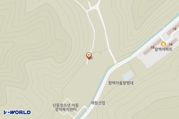 신동테니스장 위치 지도 — 강원특별자치도 정선군 신동읍 새골2길 3-1