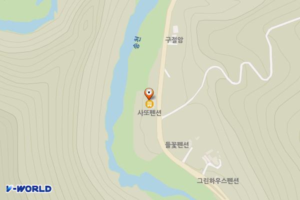 종량상회 옆 위치 지도 — 강원특별자치도 정선군 여량면 구절리 243-13(구절2리)