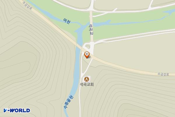 덕거리 위치 지도 — 강원특별자치도 정선군 화암면 소금강로 472 앞