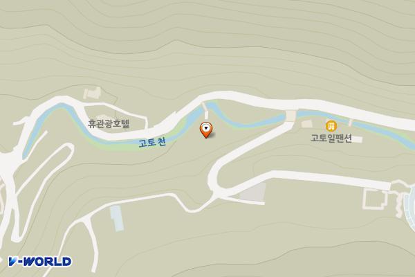 고한생활체육공원 화장실 위치 지도 — 강원특별자치도 정선군 고한읍 고토일길 38