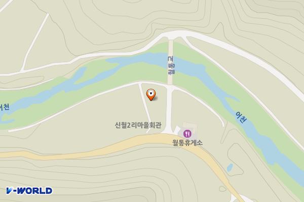 월통교 옆(덕우리) 위치 지도 — 강원특별자치도 정선읍 월통길 7-9 근처