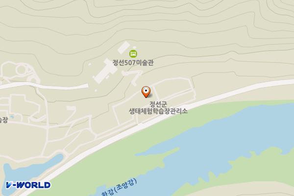 생태체험학습장 야영장 위치 지도 — 강원특별자치도 정선군 정선읍 동강로 2916