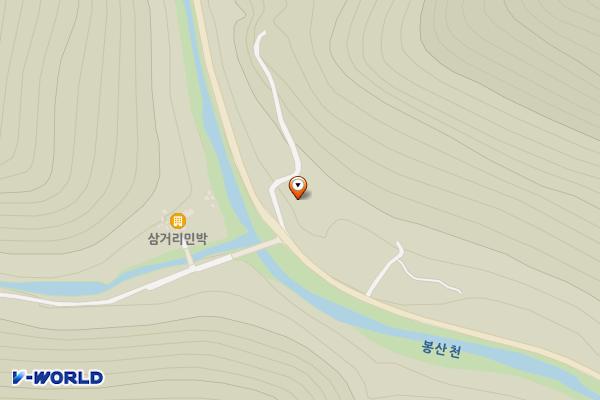 서울펜션 건너편(카페휴가 입구 앞) 위치 지도 — 강원특별자치도 정선군 여량면 자개길 382-3