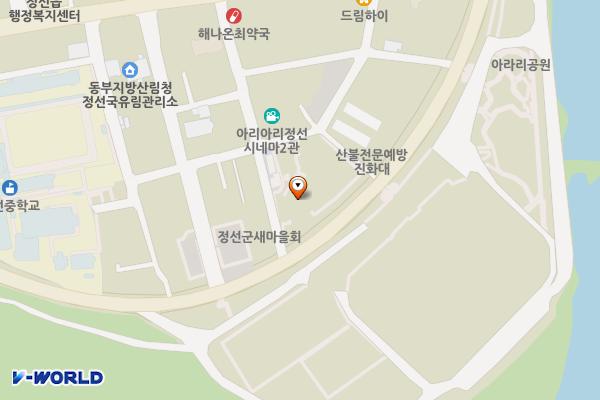 정선군사회복지관 위치 지도 — 강원특별자치도 정선군 정선읍 봉양7길16