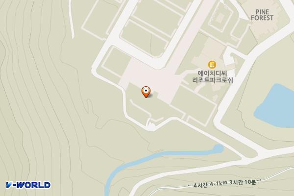 가리왕산역(케이블카 정상) 위치 지도 — 강원특별자치도 정선군 북평면 중봉길 41-35