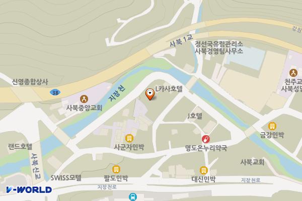 사북복지회관 위치 지도 — 강원특별자치도 정선군 사북읍 사북2길 16