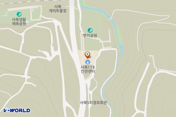 사북119안전센터 위치 지도 — 강원특별자치도 정선군 사북읍 하이원길 29