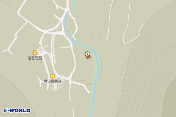자뭇골두위봉입구 위치 지도 — 강원특별자치도 정선군 남면 무릉리 714-1