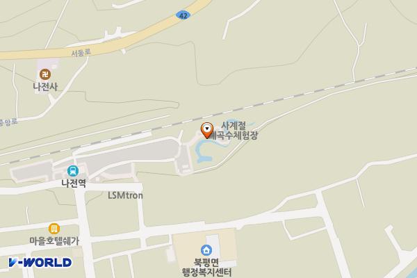 사계절계곡수체험장 위치 지도 — 강원특별자치도 정선군 북평면 북평리 237-12