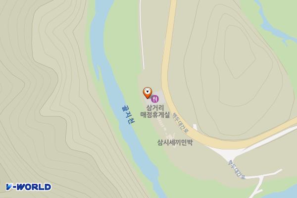 임계 삼거리 주유소 위치 지도 — 강원특별자치도 정선군 임계면 백두대간로 35