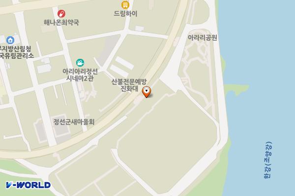 정선운동장1 위치 지도 — 강원특별자치도 정선군 정선읍 봉양리 114-1
