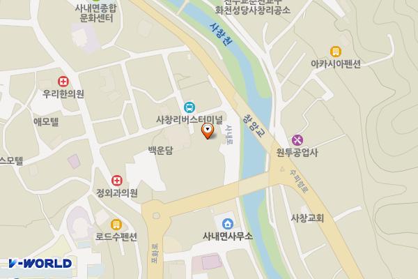 대성주유소 위치 지도 — 강원특별자치도 화천군 사내면 사내로10-7