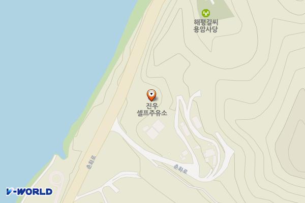 진우셀프주유소 위치 지도 — 강원특별자치도 화천군 하남면 춘화로3180