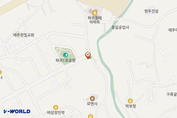하귀1리 149-5 위치 지도 — 제주특별자치도 제주시 애월읍 하귀1리 149-5