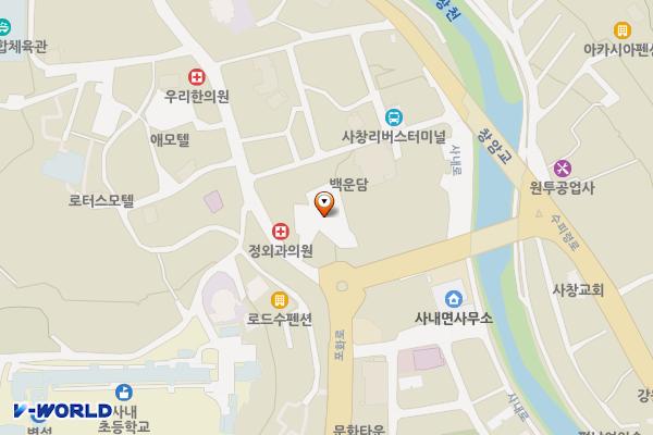 사창리공영주차장1 위치 지도 — 강원특별자치도 화천군 사내면 사창리 423-2
