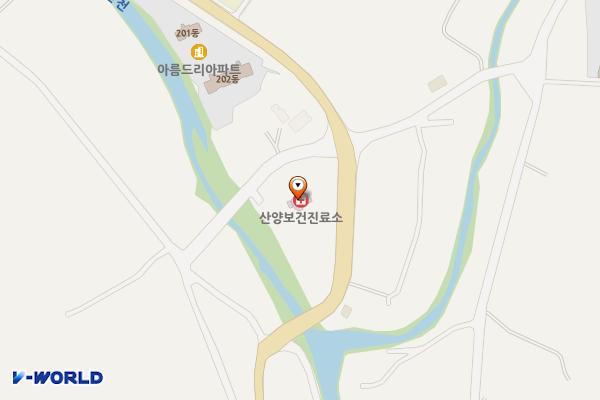 산양보건지소 위치 지도 — 강원특별자치도 화천군 상서면 영서로 7759-17