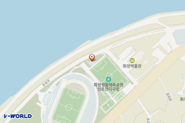 화천휘트니스센터 위치 지도 — 강원특별자치도 화천군 하남면 춘화로3331-23