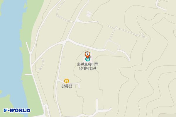 토속어류생태복원체험관 위치 지도 — 강원특별자치도 화천군 간동면 어룡동길366