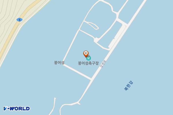붕어섬축구장 위치 지도 — 강원특별자치도 화천군 화천읍 하리190