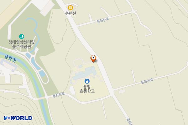 용암초등학교병설유치원 위치 지도 — 강원특별자치도 화천군 하남면 용화산로1325