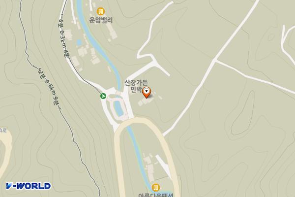 산이야기 위치 지도 — 강원특별자치도 화천군 사내면 광덕리 1134-13