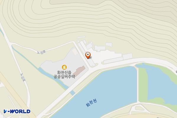 도로관리사업소북부지소 위치 지도 — 강원특별자치도 화천군 화천읍 산천어길188
