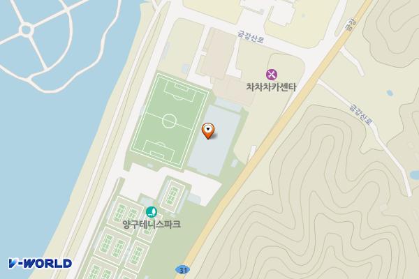 양구실내테니스장 위치 지도 — 강원특별자치도 양구군 양구읍 함춘로 106, 양구실내테니스장