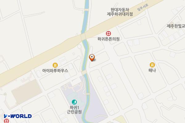 하귀1리 118-1 위치 지도 — 제주특별자치도 제주시 애월읍 하귀1리 118-1