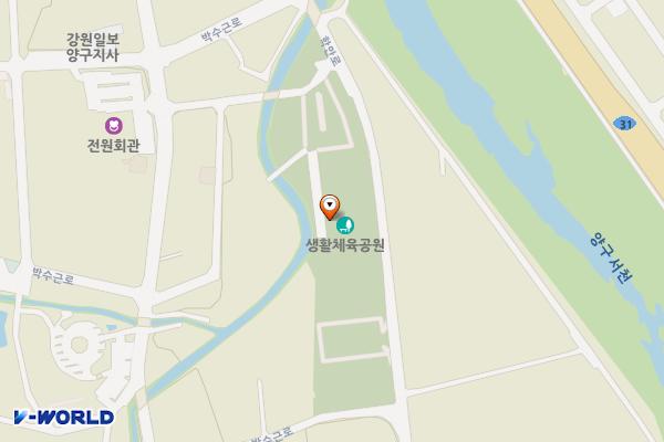 정림리테니스장 위치 지도 — 강원특별자치도 양구군 양구읍 정림리 103