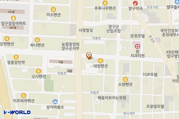양구여성회관 화장실 위치 지도 — 강원특별자치도 양구군 양구읍 양록길 60, 양구여성회관