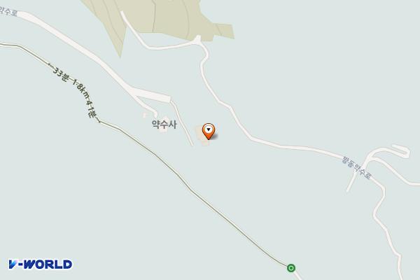 방동약수 위치 지도 — 기린면 방동리 34-5