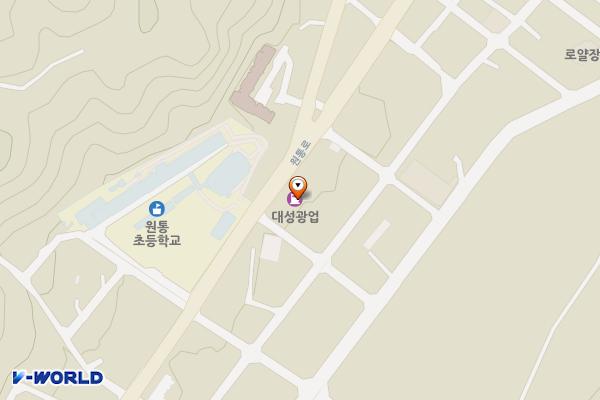 (주)대영상사 원통주유소 위치 지도 — 강원특별자치도 인제군 북면 원통로 142