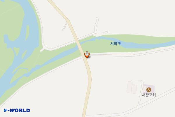 평촌교 위치 지도 — 서화면 서화리 1722-6