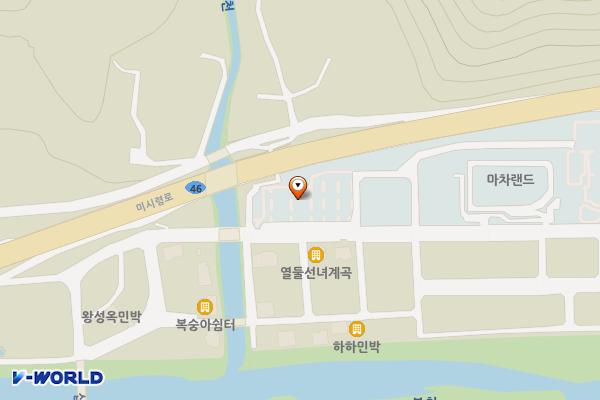 용대관광지1 위치 지도 — 북면 용대리 1788-1