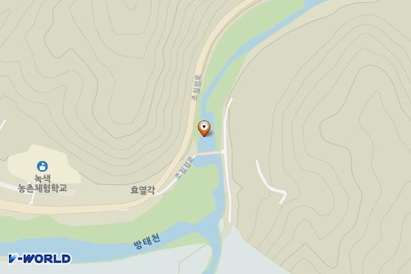 진동리주차장2(주차장 내) 위치 지도 — 기린면 진동리 1025
