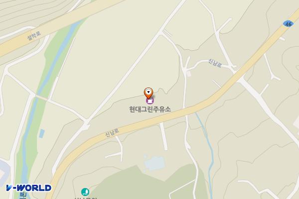 현대그린주유소 위치 지도 — 강원특별자치도 인제군 남면 신남로 151