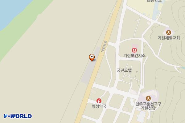 현리 주차장 위치 지도 — 기린면 현리 634-7