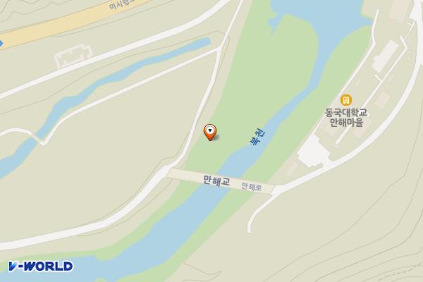 용대관광지내 솔밭 위치 지도 — 북면 용대리 1828-1