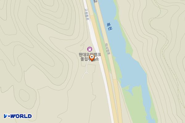 돌집주유소 위치 지도 — 강원특별자치도 인제군 북면 고원통로 121