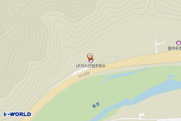 LP가스산업주유소 위치 지도 — 강원특별자치도 인제군 북면 미시령로 951