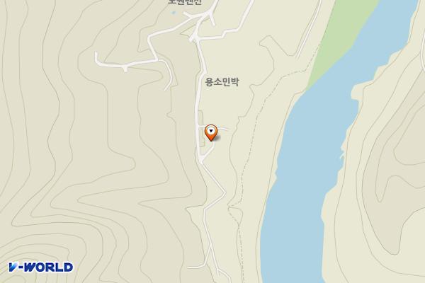 남북리 용소집 뒤 위치 지도 — 인제읍 남북리 65-5