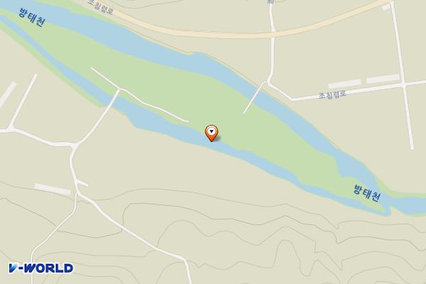 오류동솔밭화장실2 위치 지도 — 기린면 방동리 851