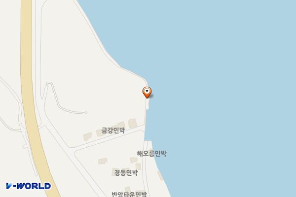 반암해변 위치 지도 — 강원특별자치도 고성군 거진읍 반암리 1 인근